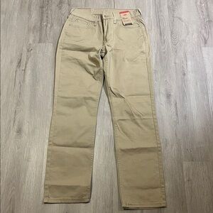 Levi’s 514 Straight Fit Jeans Men’s 30x30 Tan Khaki Stretch